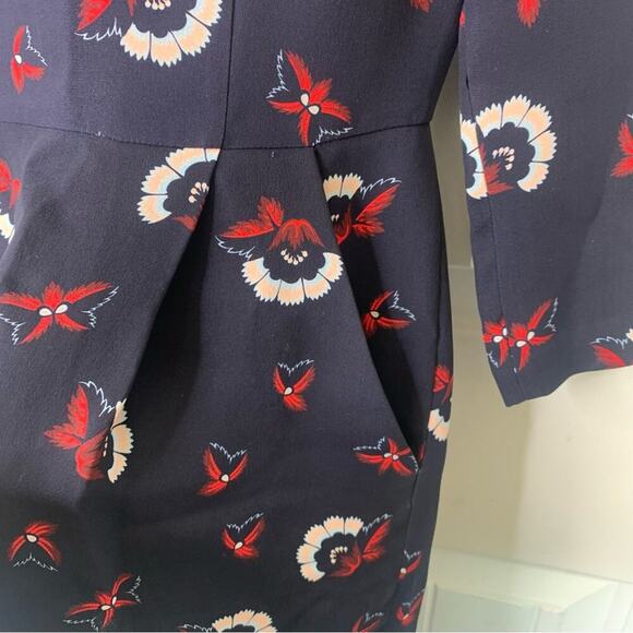 ALC floral silk Tordi shift dress‎ size 0 - Picture 6 of 9